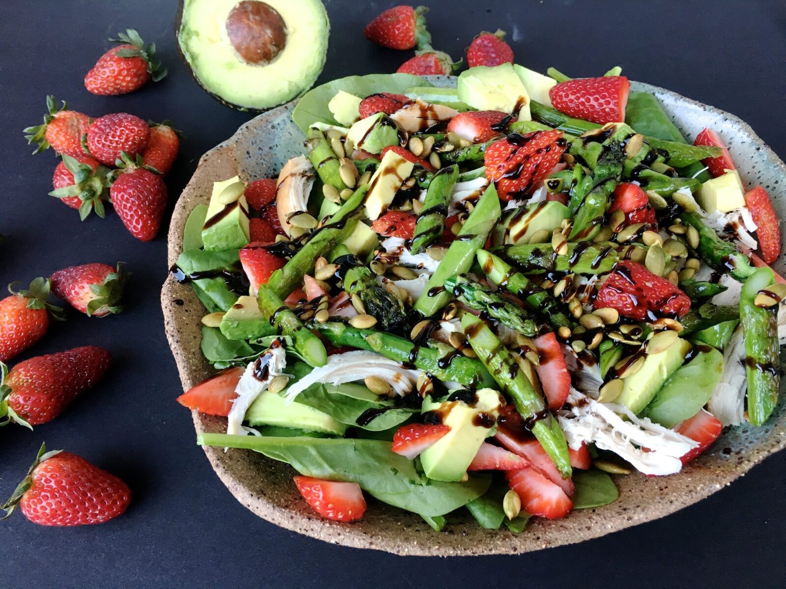 I always add balsamic glaze to my salads. A bit a sugar? Who cares. I save my willpower for the stuff that matters. Image: Lyndi Cohen
