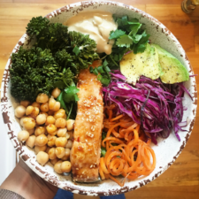 Teriyaki Salmon Bowl