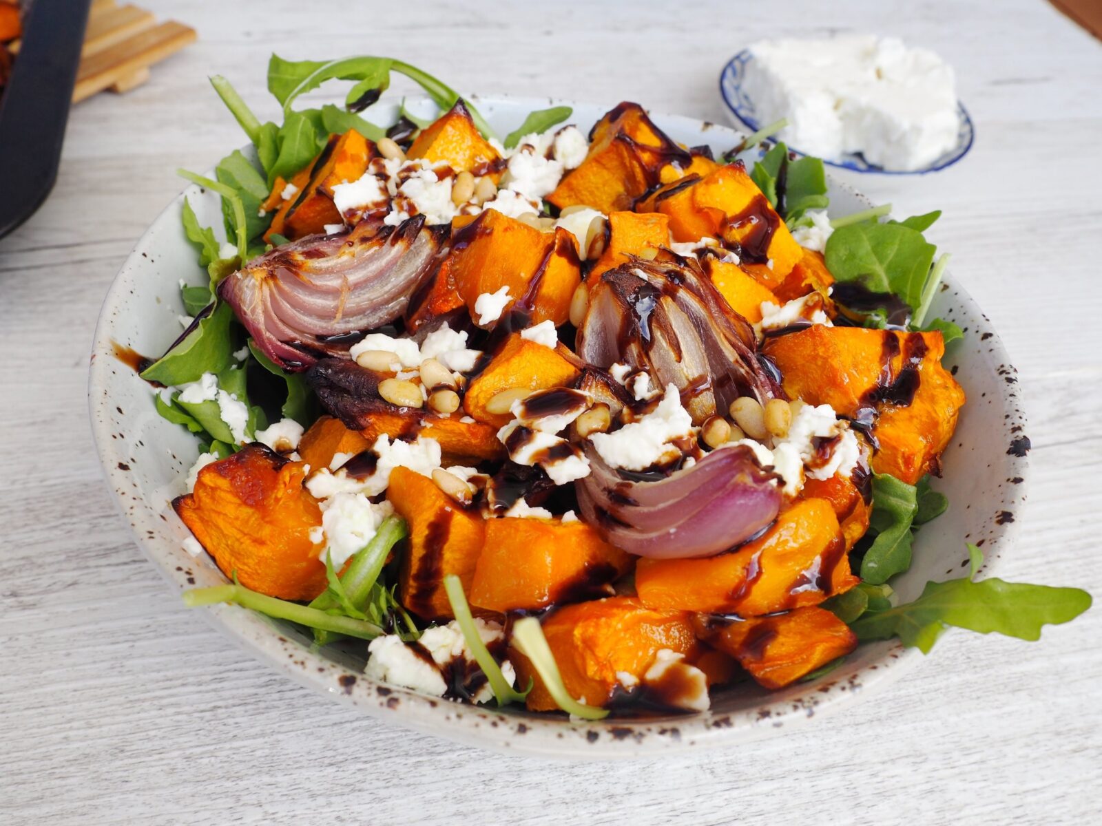 Click the image to get this recipe: Pumpkin and Feta Salad (with dressing)! Image: Lyndi Cohen