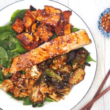 Miso Salmon One Tray Bake