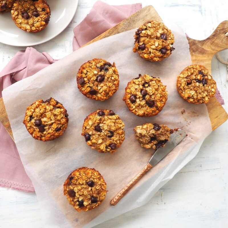 Healthy Choc Chip Muffins Nut-free - recipe lyndi cohen