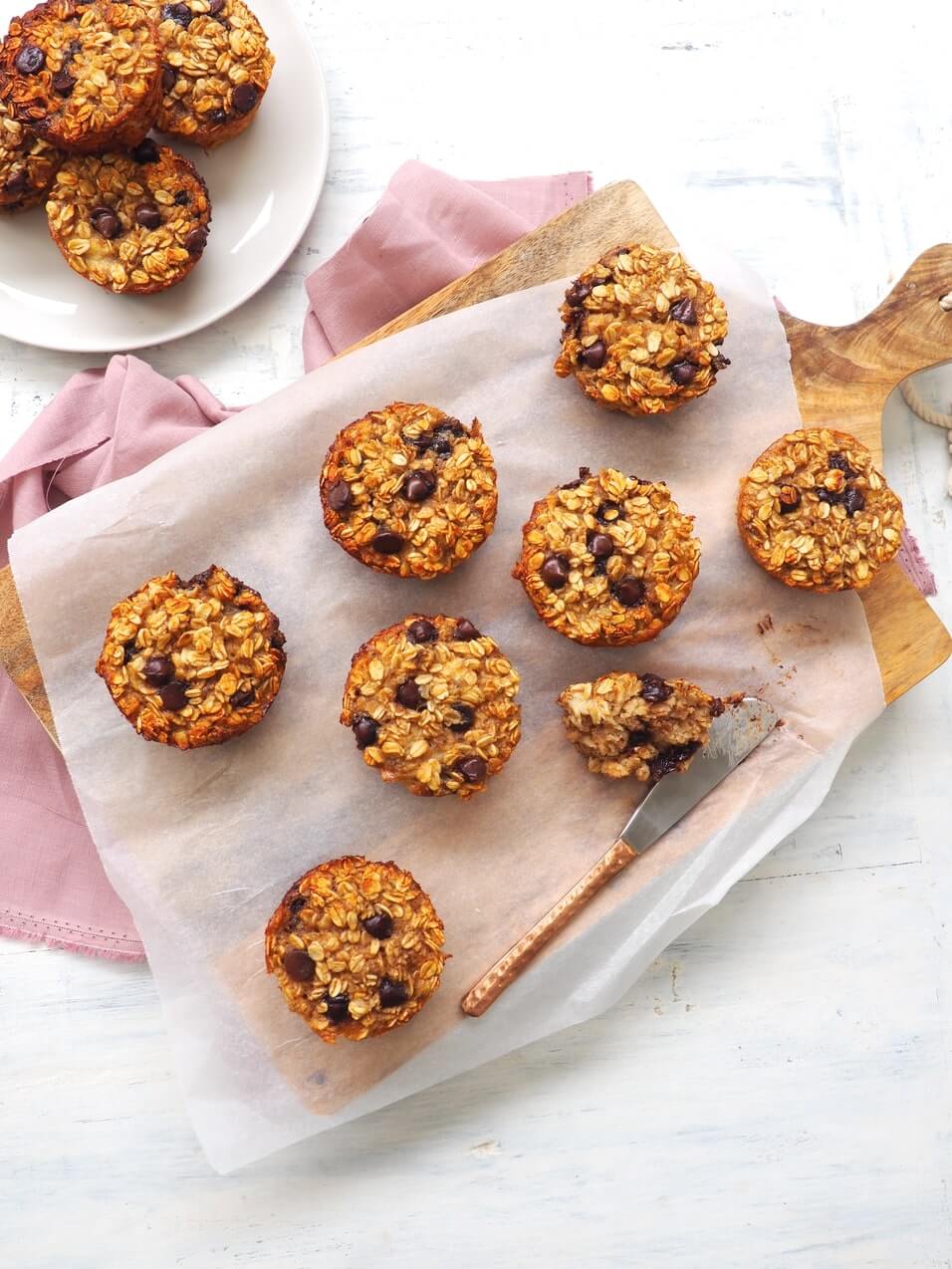 Healthy Choc Chip Muffins Nut-free - recipe lyndi cohen