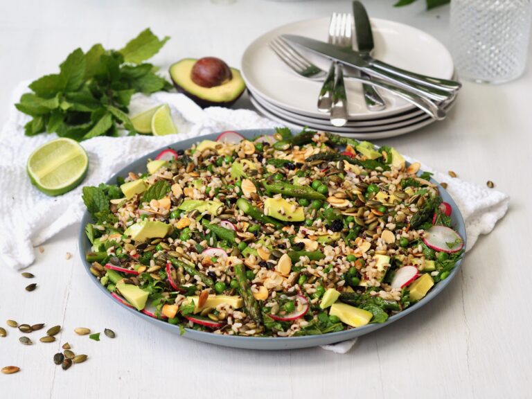 Spring Wholegrain Salad - Healthy Recipes by Lyndi Cohen