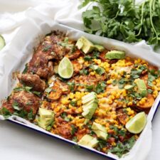 Cajun Chicken with Sweet Potato Skins