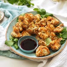 Air Fried Teriyaki Cauliflower Wings