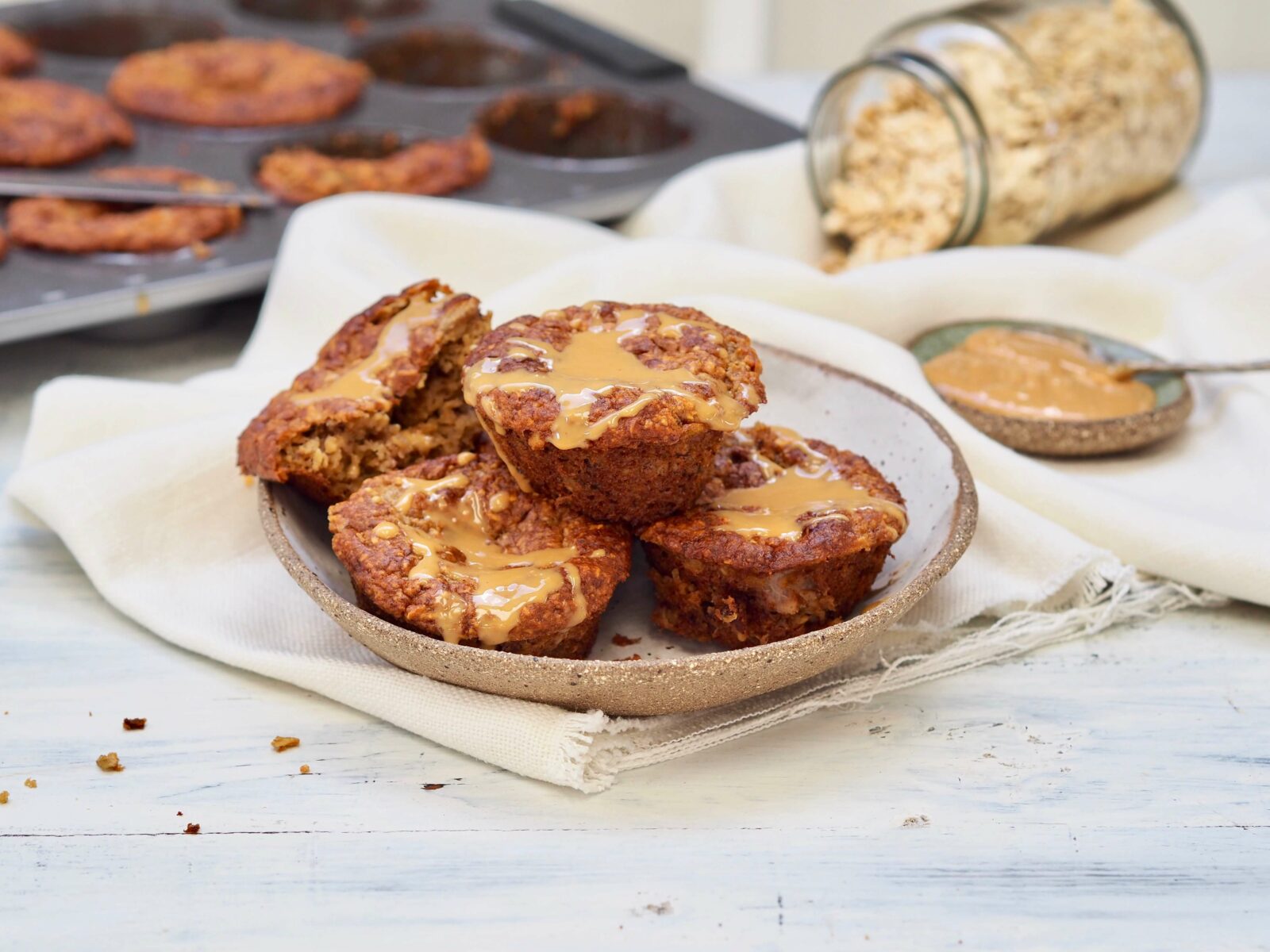 Try these healthier Peanut Butter Muffins from Back to Basics Pregnancy for an easy snack or fibre-rich option. As a prenatal nutritionist, I've eaten plenty of them during my own pregnancy. Image: Lyndi Cohen