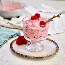 3-ingredient Instant Raspberry Froghurt