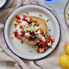 Greek Style Baked Potato