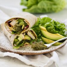 Grilled Chicken Pesto Wrap